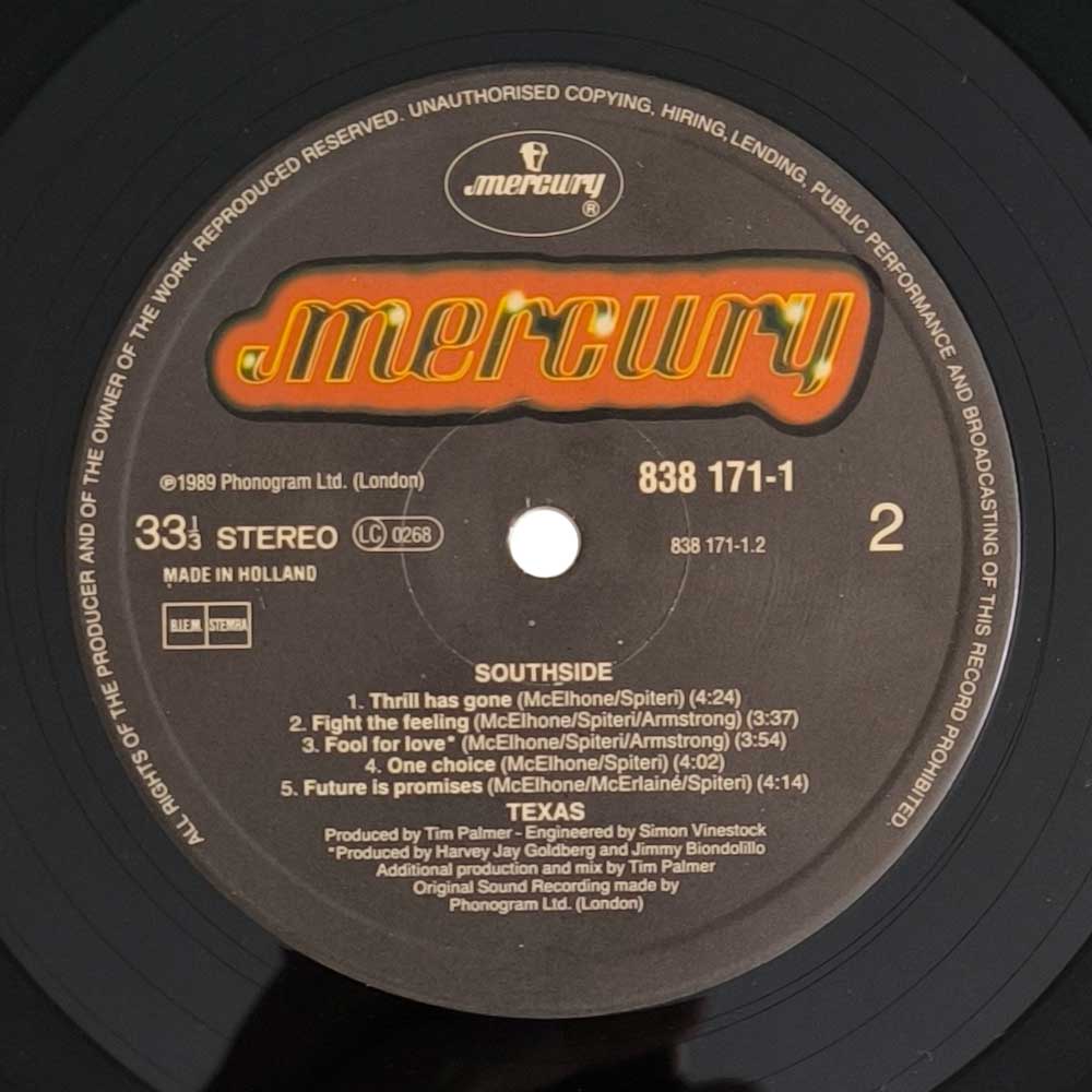 Texas - Southside (LP)