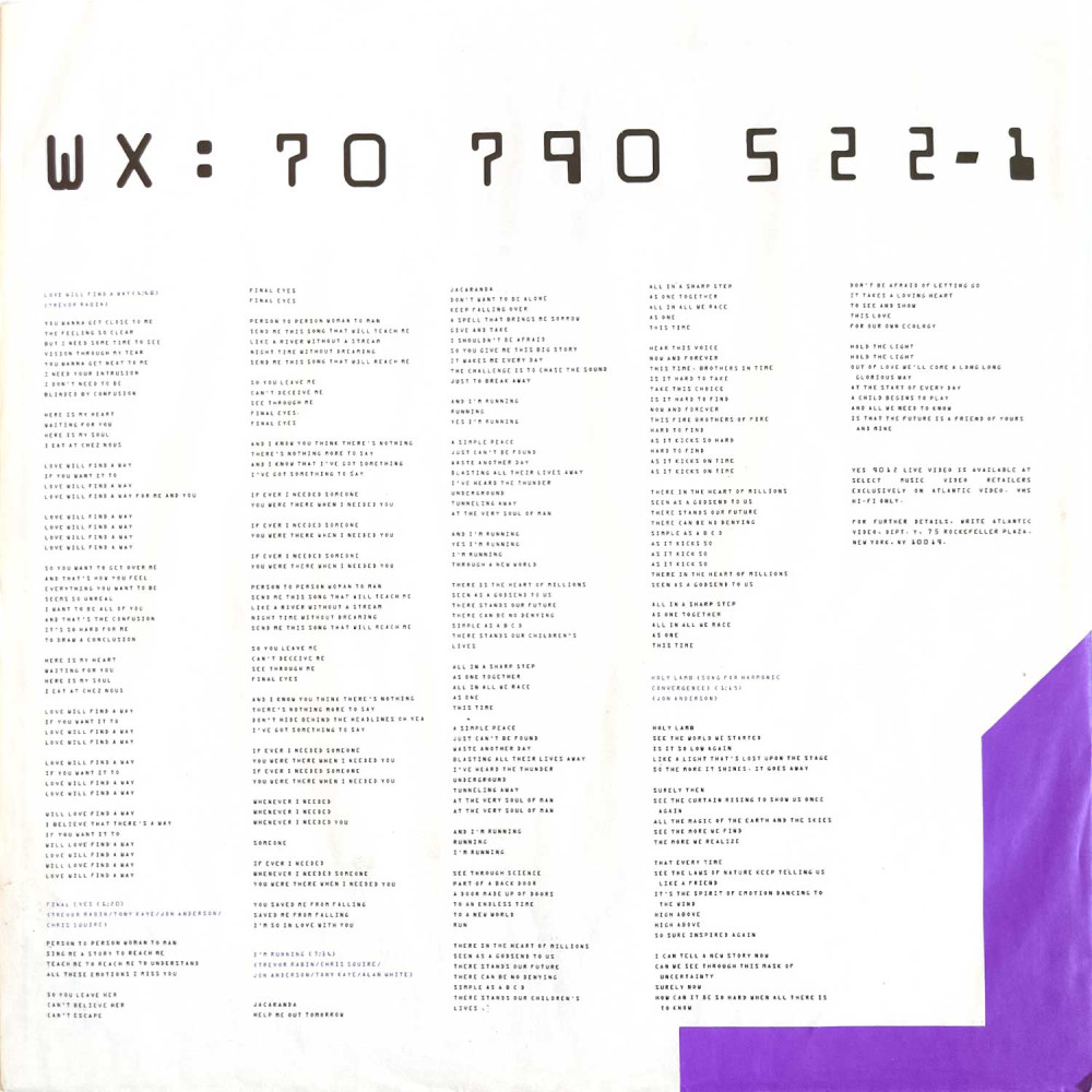 Yes - Big Generator (LP)