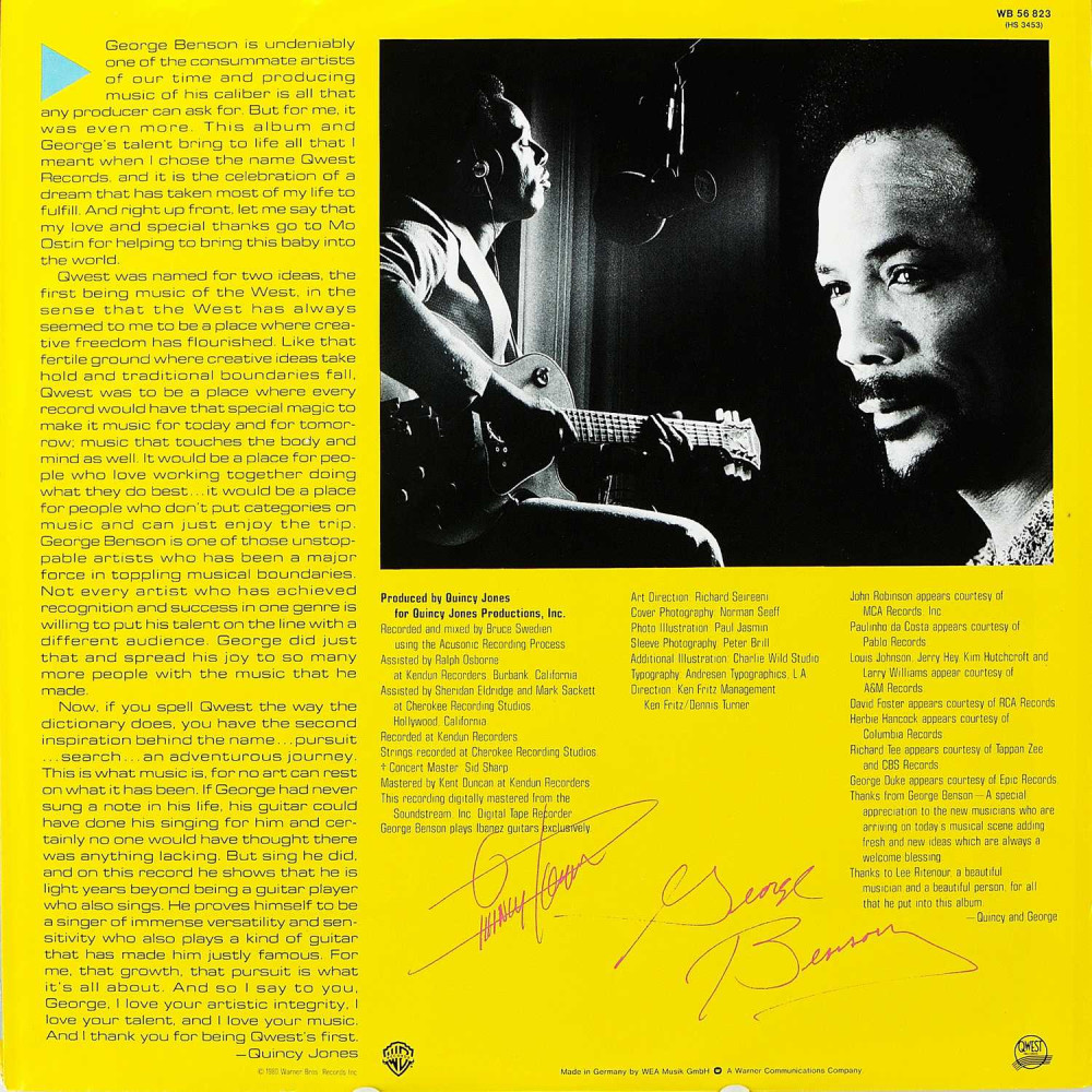 George Benson, Give Me The Night (LP)