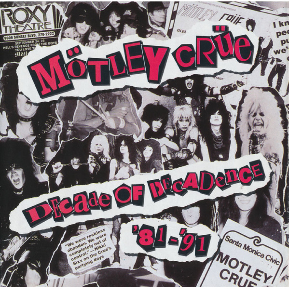 Motley Crue - Decade Of Decadence `81-`91 (CD)