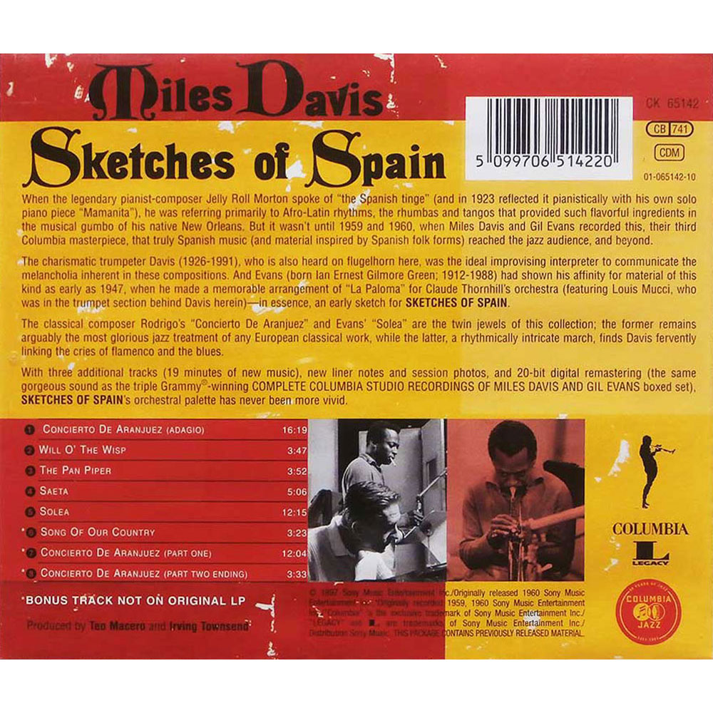 Miles Davis - Sketches Of Spain (CD)