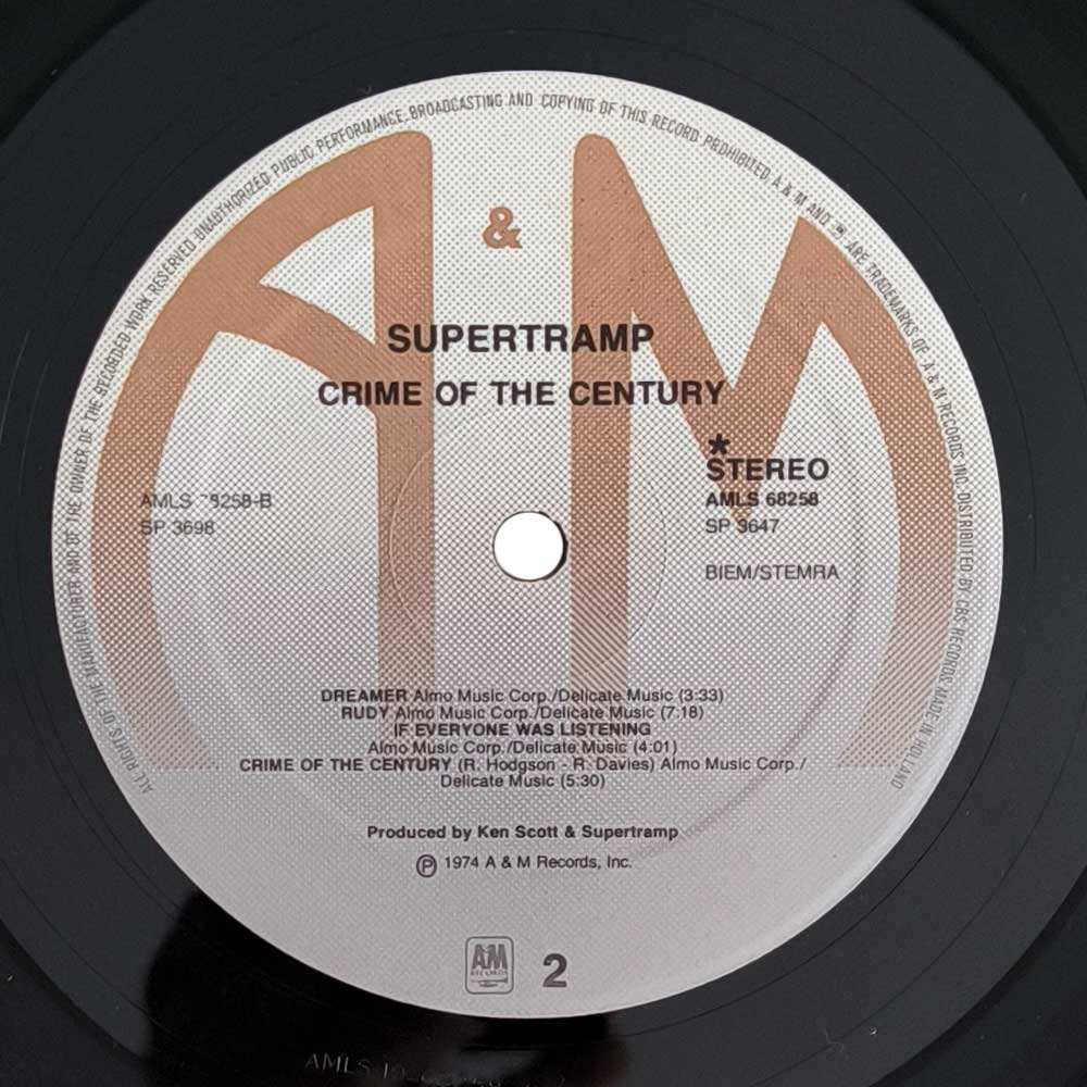 Supertramp - Crime Of The Century (LP)