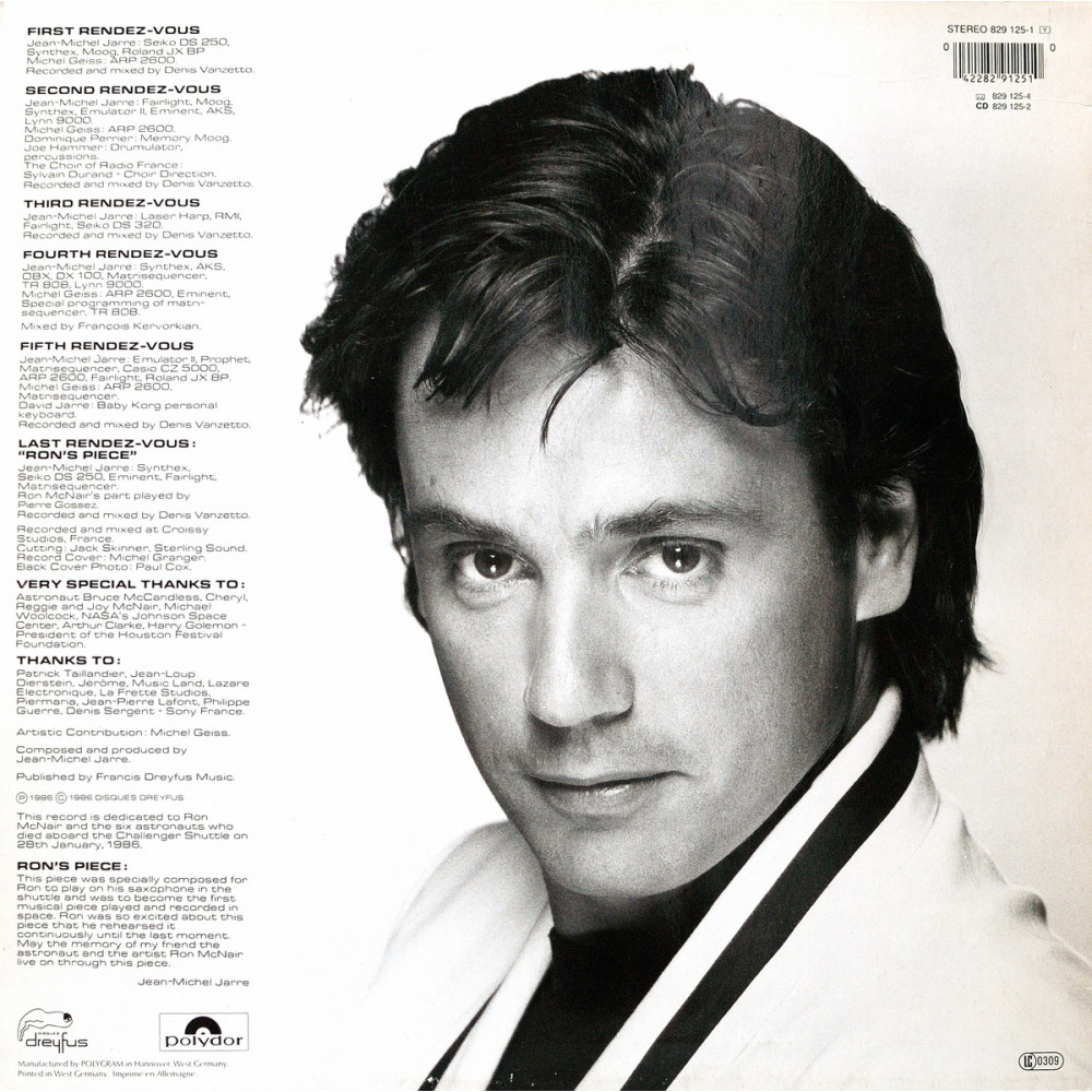 Jean-Michel Jarre, Rendez-Vous (LP)