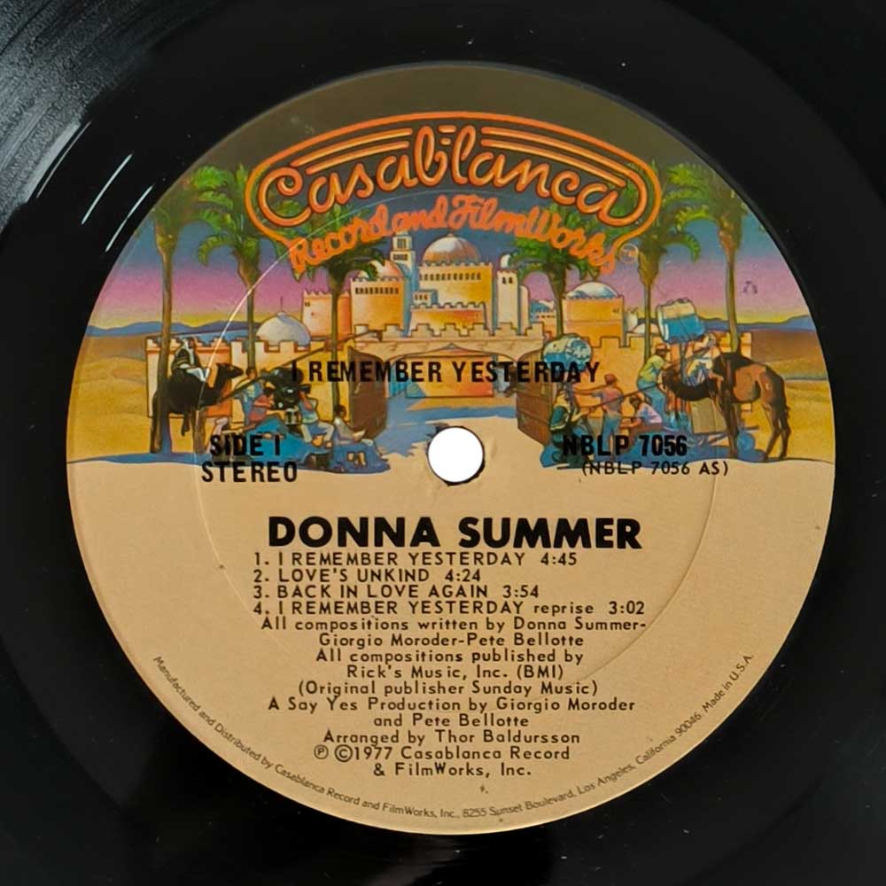 Donna Summer - I Remember Yesterday (1St Press) (USA) (LP)