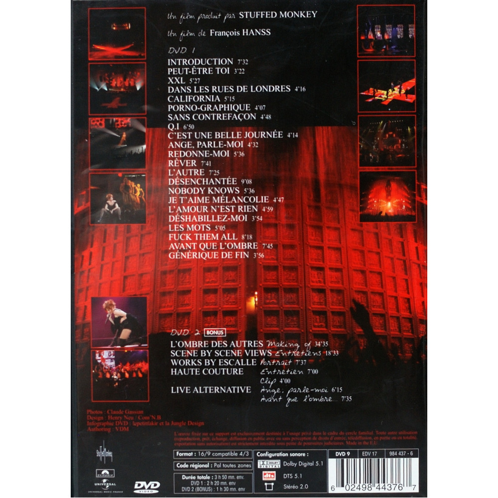 Mylene Farmer, Avant Que L'ombre…a Bercy (2 DVD)