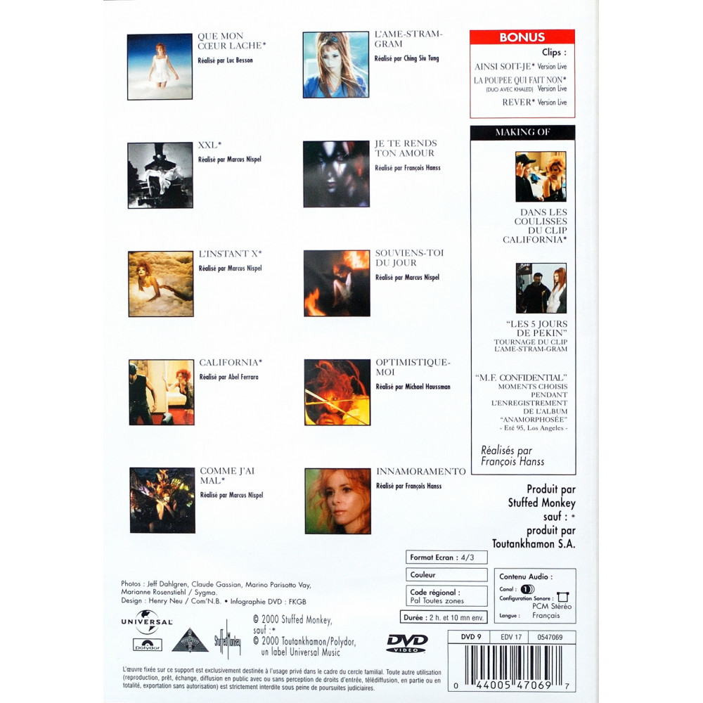 Mylene Farmer, Music Videos II & III