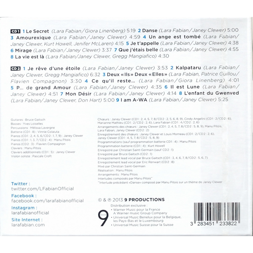 Lara Fabian, Le Secret (Limited Edition, Cartonsleeve 2 CD)