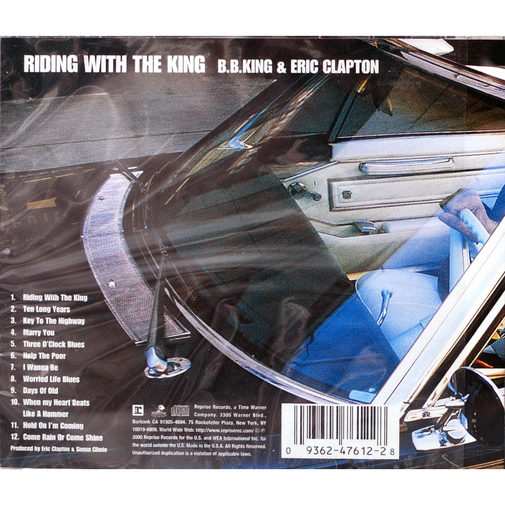 B.B. King / Eric Clapton - Riding With The King (CD)