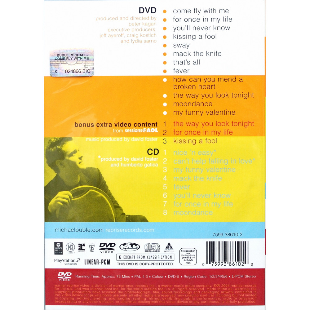Michael Buble, Come Fly With Me (DVD+CD)
