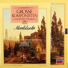 Mendelssohn (Grosse Komponisten 17), Konzert Fur Violine Und Orchester Op.64, Symphonie Nr.4 (London Symphony Orchestra,C.Abbado) (1958) (LP, Booklet)