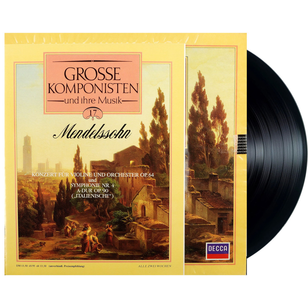 Mendelssohn / London Symphony Orchestra / Pierino Gamba / Ruggiero Ricci / Claudio Abbado - Konzert für Violine und Orchester op.64, Symphonie Nr.4 A-dur Op.90 (LP)