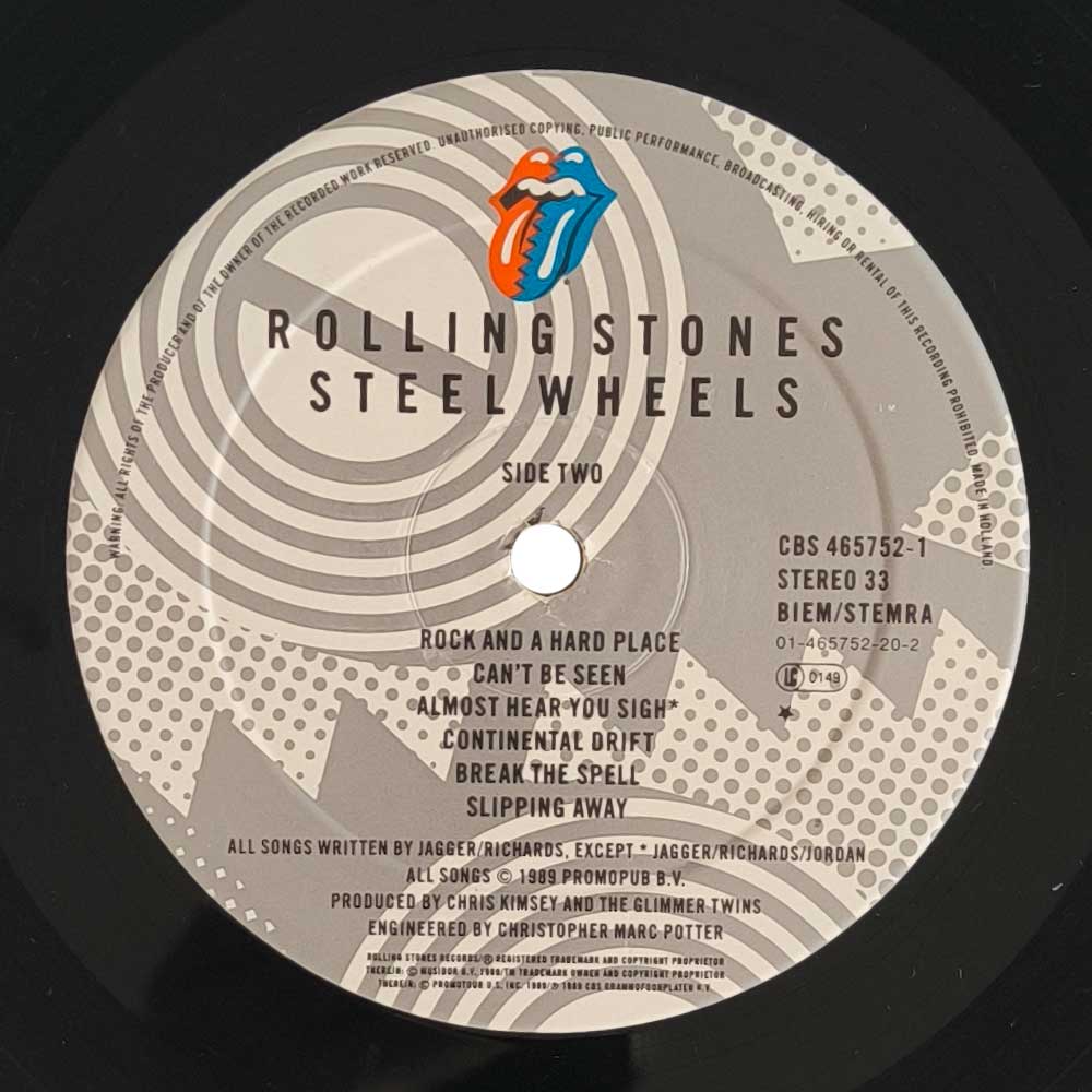 The Rolling Stones - Steel Wheels (LP)