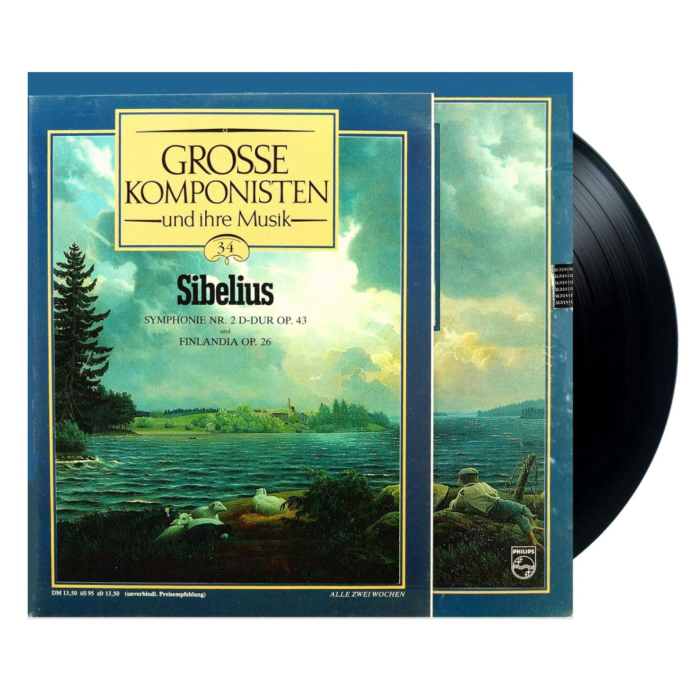 Sibelius / Concertgebouw-Orchester, Amsterdam / George Szell / Eduard Van Beinum – Symphonie Nr. 2 D-Dur Op. 43 / Finlandia Op. 26 (LP)