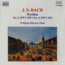 J.S. Bach - Wolfgang Rübsam – Partitas Nos. 5 And 6 (CD) J.S. Bach - Wolfgang Rübsam – Partitas Nos. 5 And 6 (CD)
