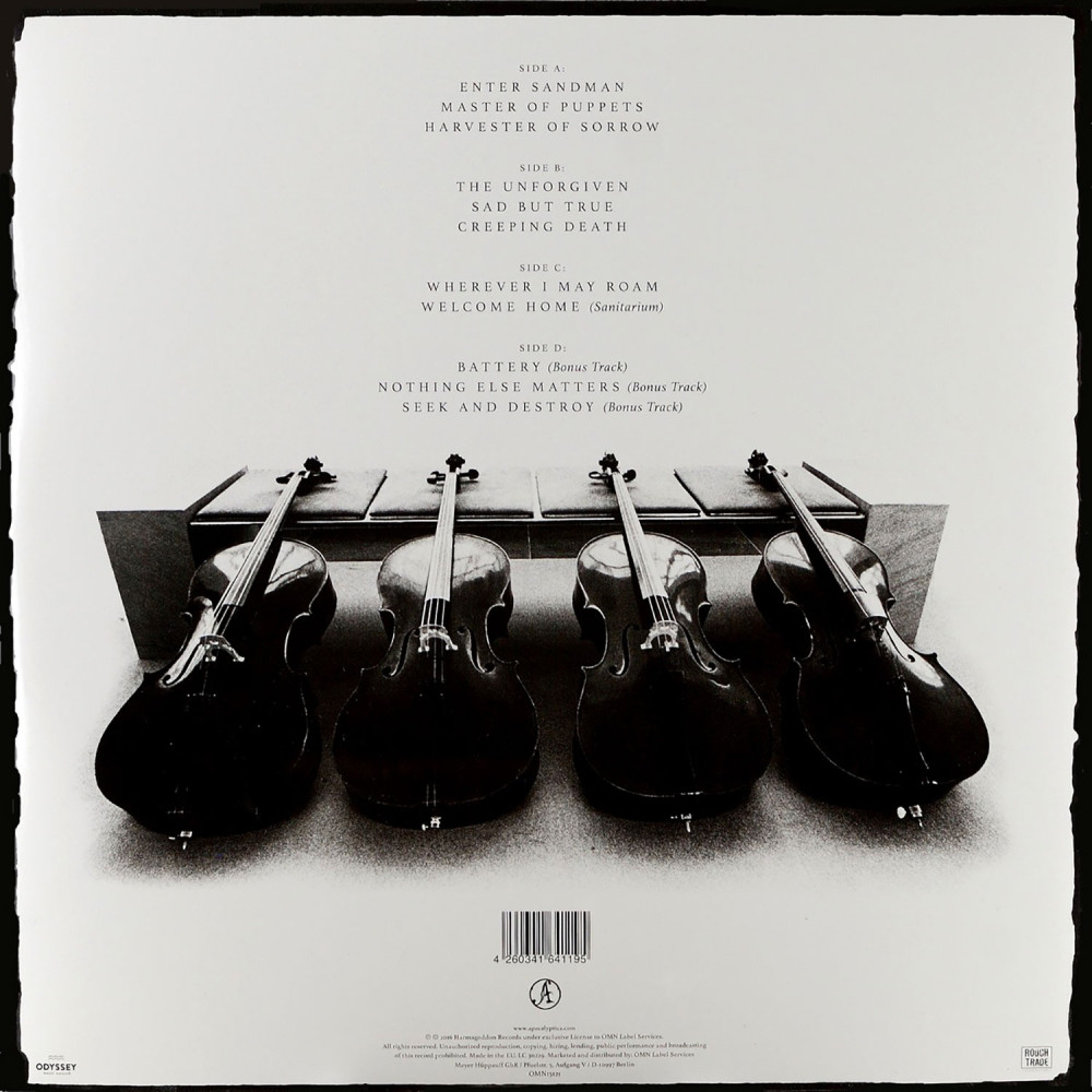 Apocalyptica - Apocalyptica Plays Metallica By Four Cellos | 20Th Anniversary Edition (2 LP+CD)