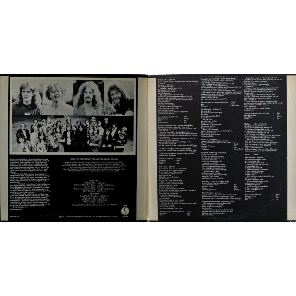 Barclay James Harvest - Barclay James Harvest And Other Shot Stories (1St Press) (LP)