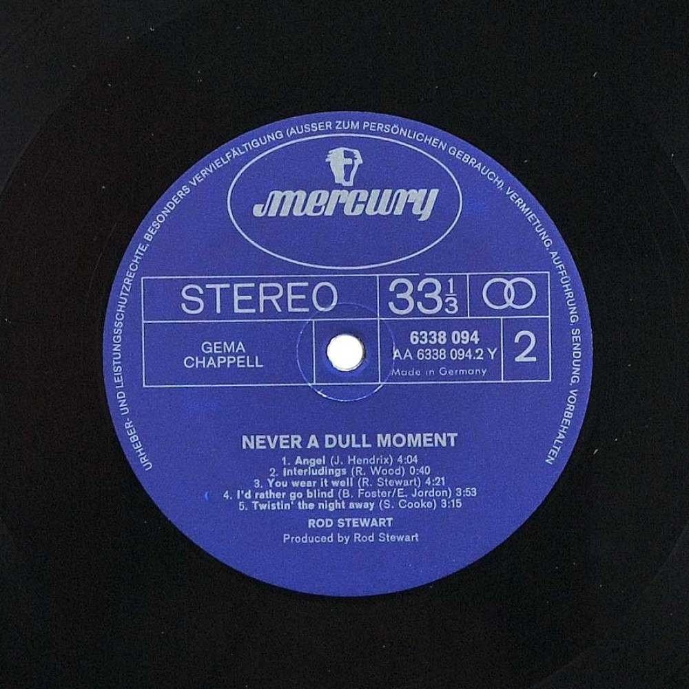 Rod Stewart - Never A Dull Moment (1St Press) (LP)