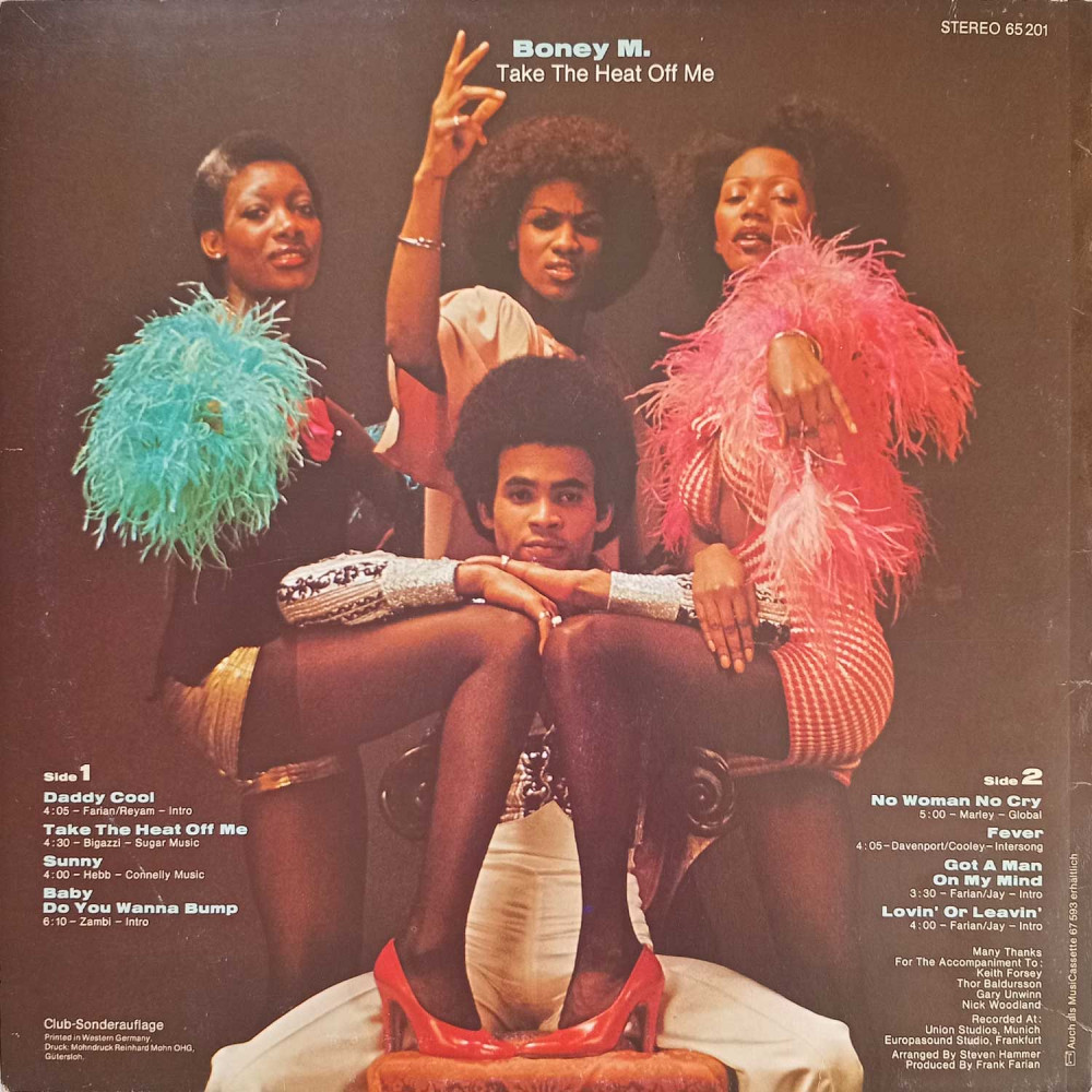 Boney M. - Take The Heat Off Me (LP)