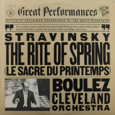 Stravinsky, The Rite Of Spring (Cleveland Orchestra/boulez) (LP)