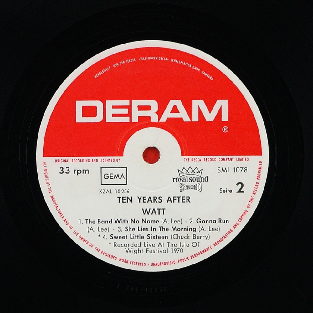 Ten Years After - Watt | 1St Press (LP)