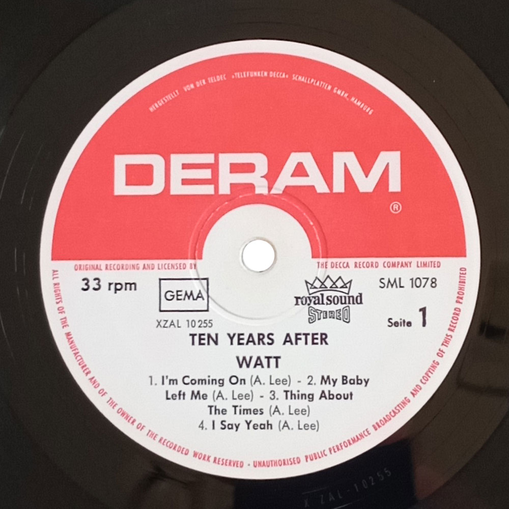 Ten Years After - Watt (LP)