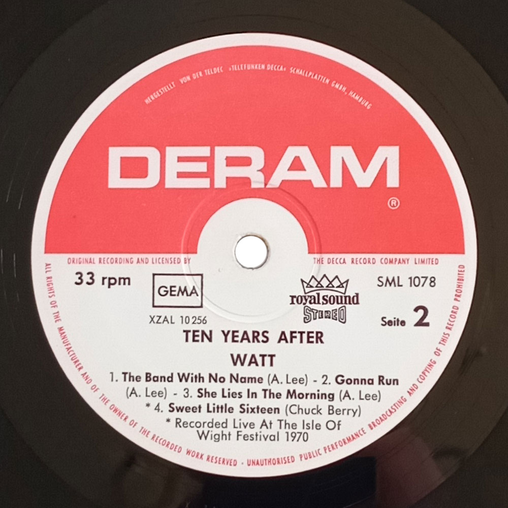 Ten Years After - Watt (LP)