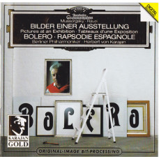 Mussorgsky / Ravel - Pictures At An Exhibition / Bolero - Rapsodie Espagnole (Karajan) (CD) Mussorgsky / Ravel - Pictures At An Exhibition / Bolero - Rapsodie Espagnole (Karajan) (CD)