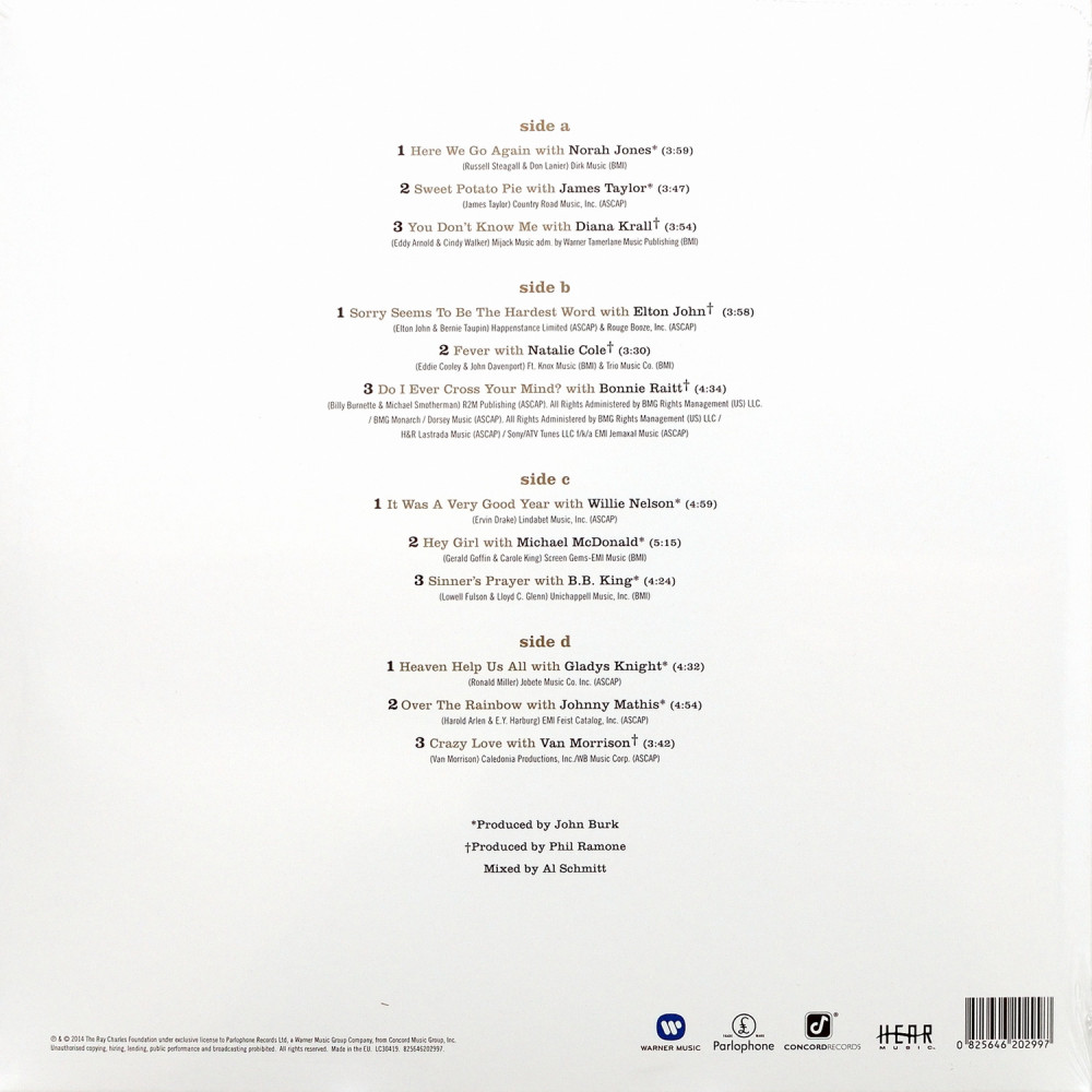 Ray Charles - Genius Loves Company (10Th Anniversary Edition) (G/f.) (2LP)