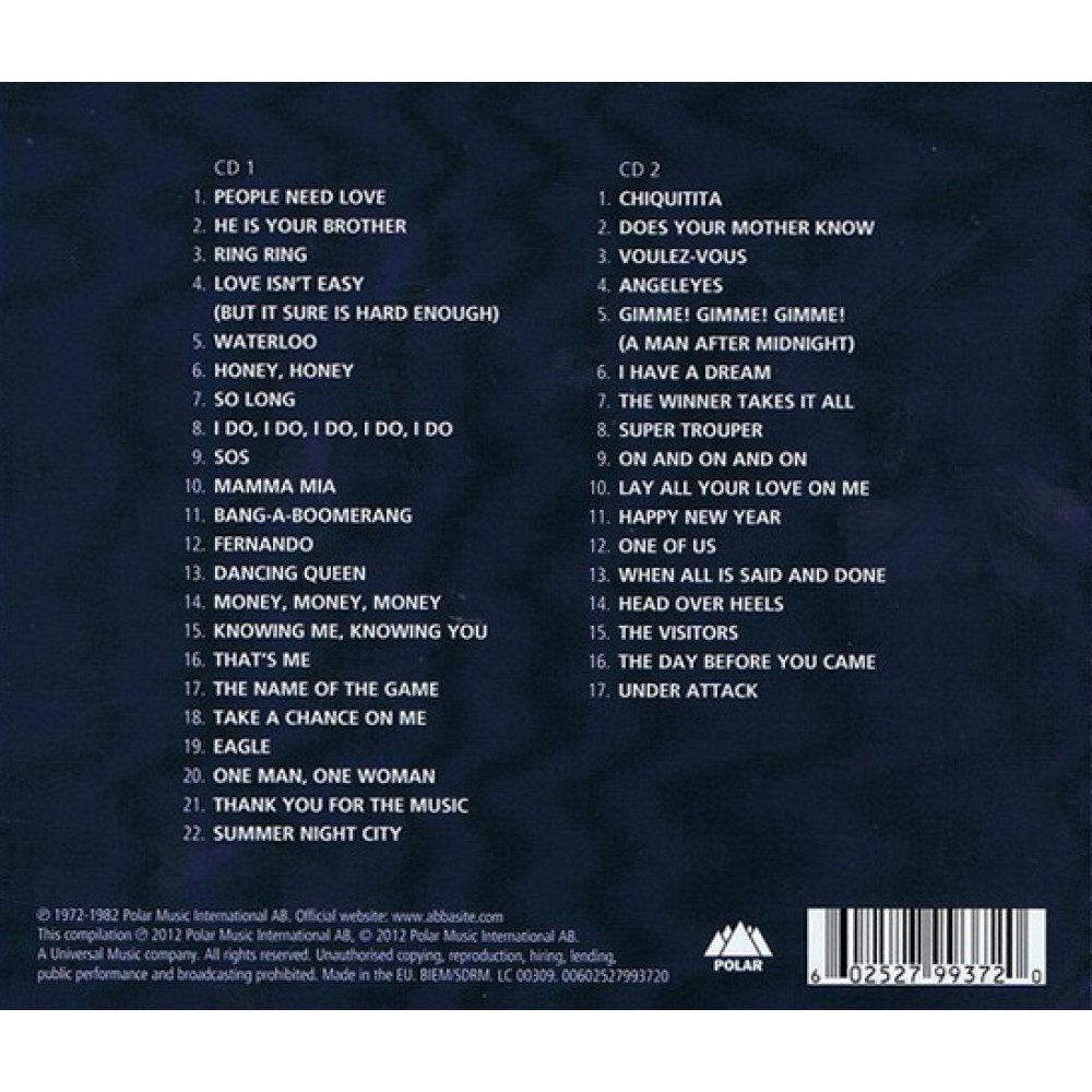 ABBA - The Essential Collection 1972-1982 (2 CD)