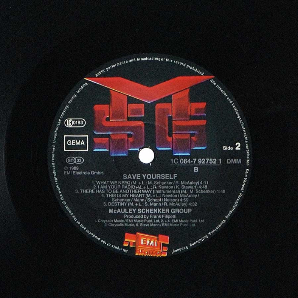 Michael Schenker Group - Save Yourself (Ins.) (LP)
