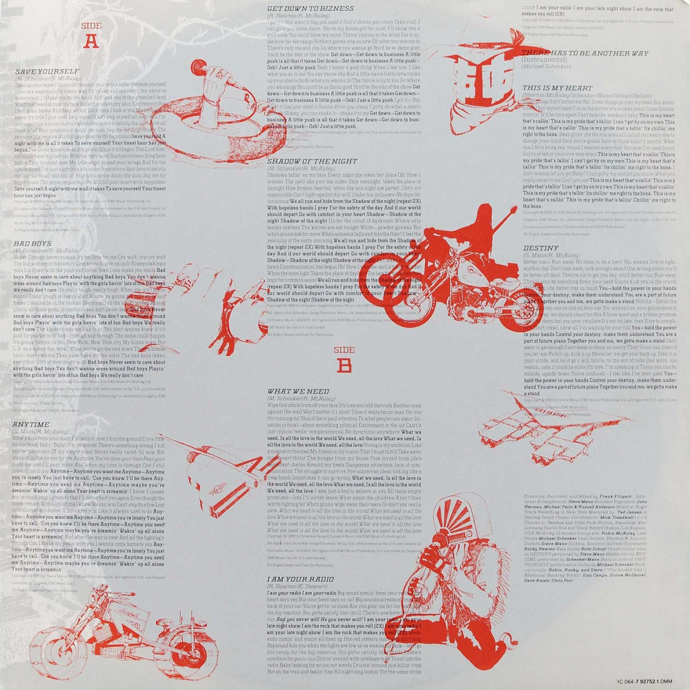 Michael Schenker Group - Save Yourself (Ins.) (LP)