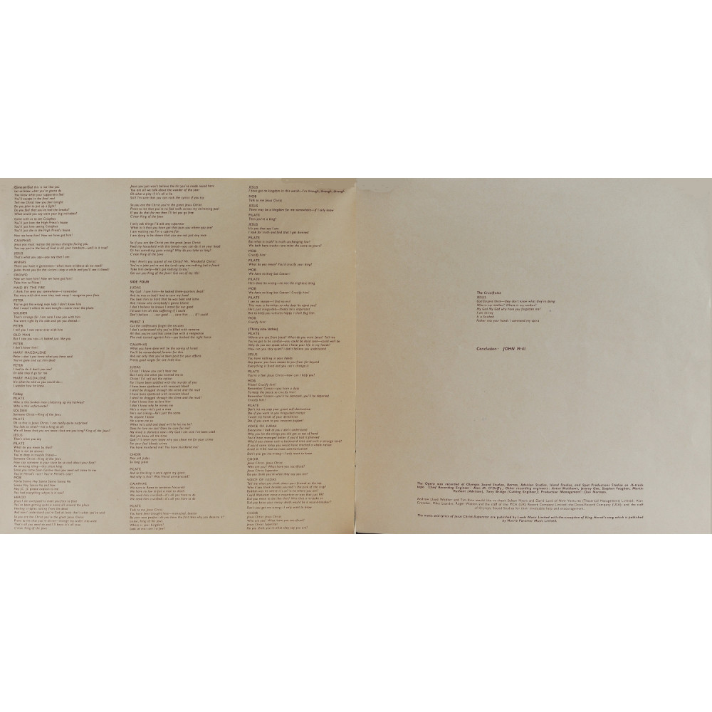 Various – Jesus Christ Superstar (2 LP)