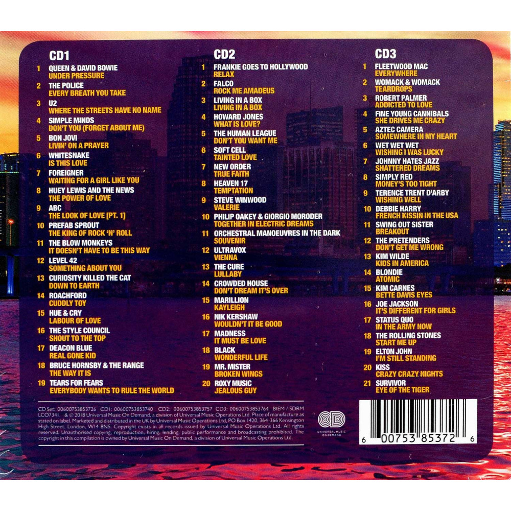 Various - 80`s Forever (60 Ultimate Classics) (3 CD)