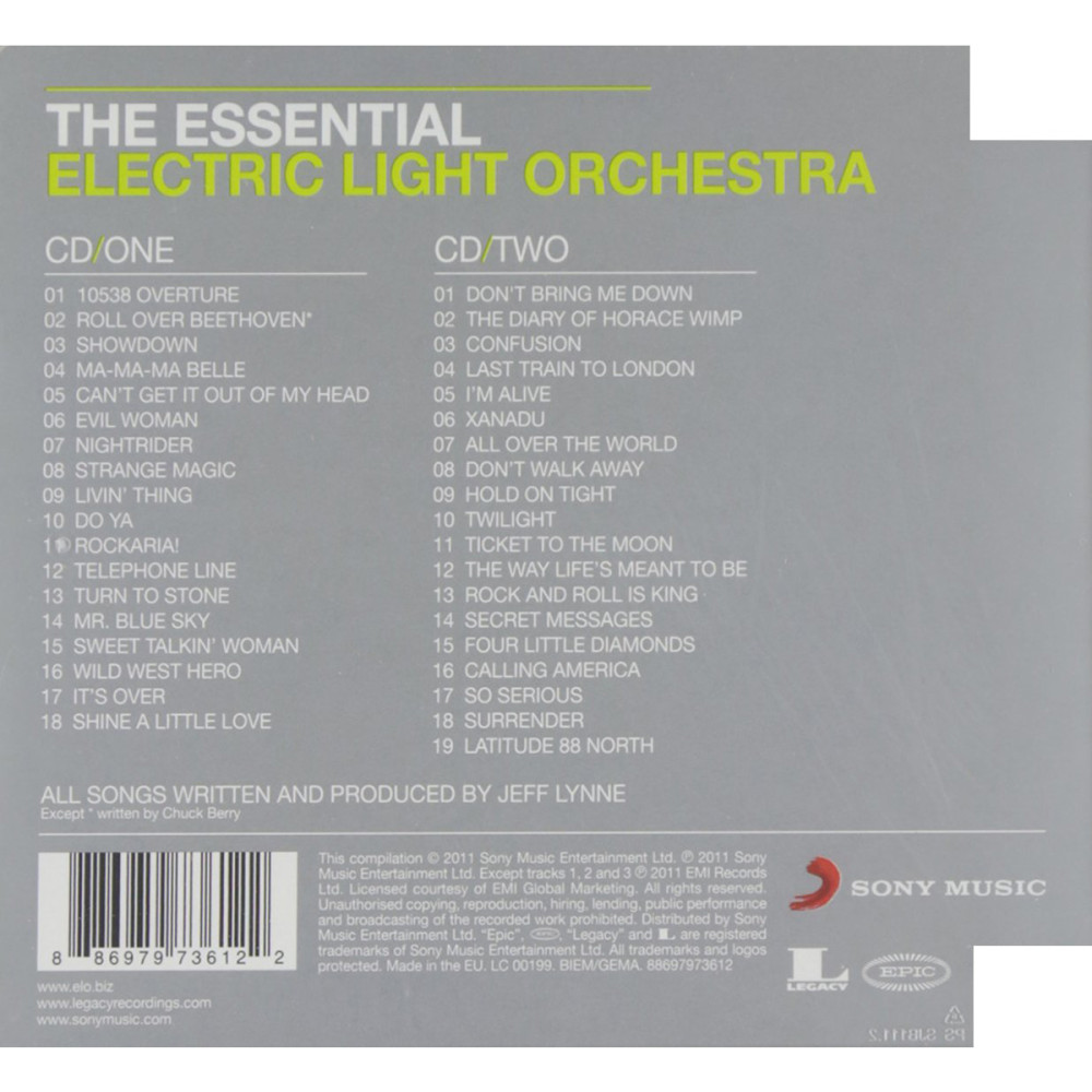 ELO [Electric Light Orchestra], The Essential (2 CD)
