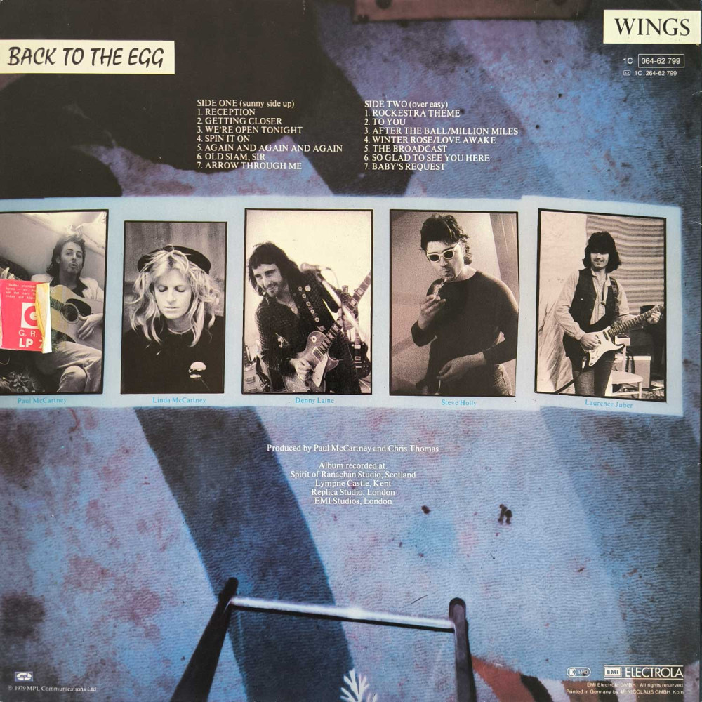 Wings - Back To The Egg  (LP)