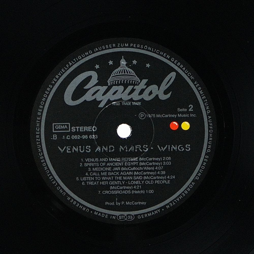 Wings - Venus And Mars (G/f) (LP)