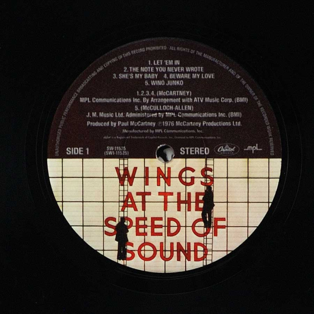 Wings - At The Speed Of Sound (USA) (LP)