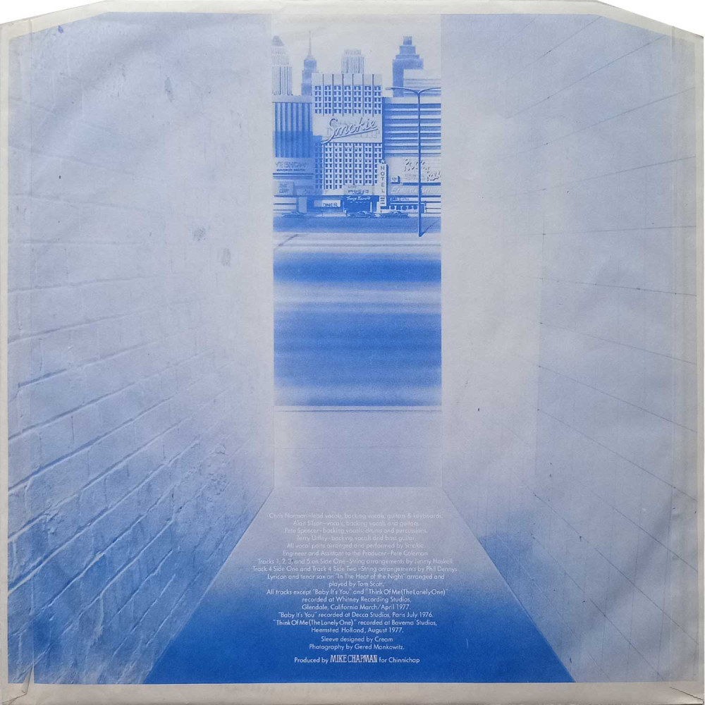 Smokie - Bright Lights & Back Alleys (1St Press) (LP)