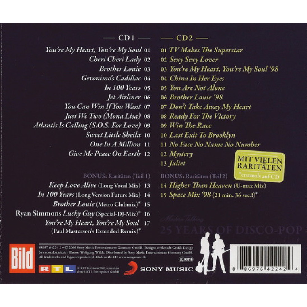 Modern Talking - 25 Years Of Disco-Pop (2 CD)