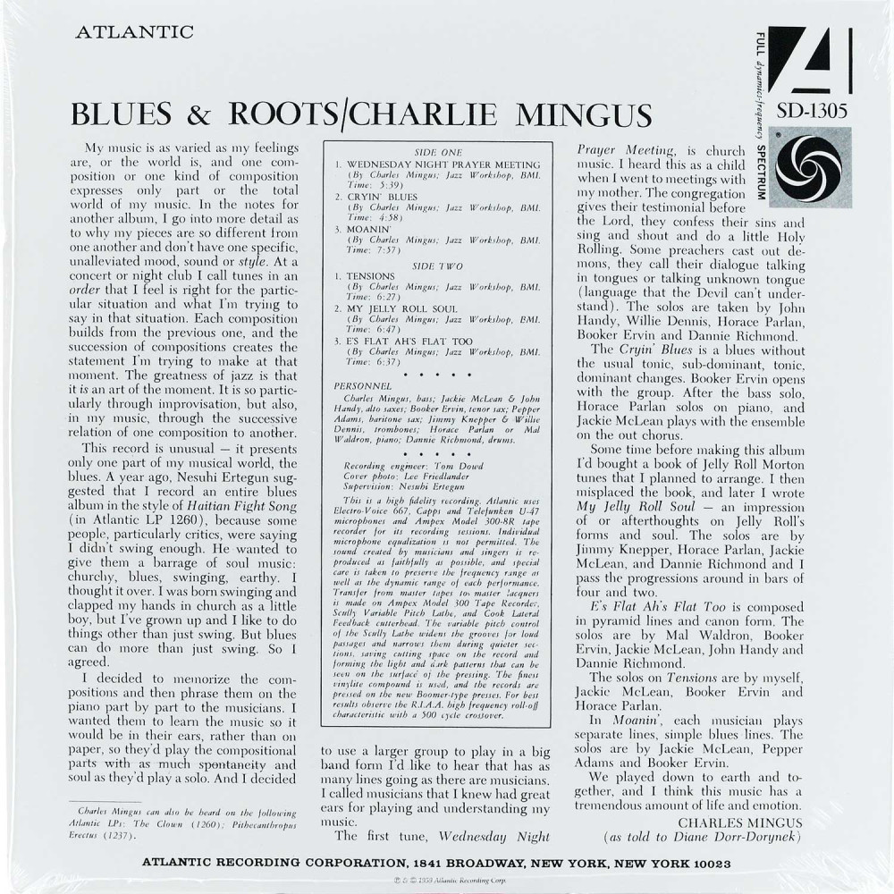 Charlie Mingus - Blues And Roots (LP)