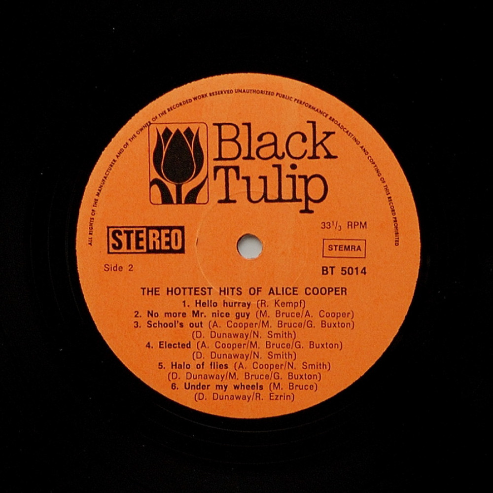 Various - The Hottest Hits Of Alice Cooper / T.Rex (LP)
