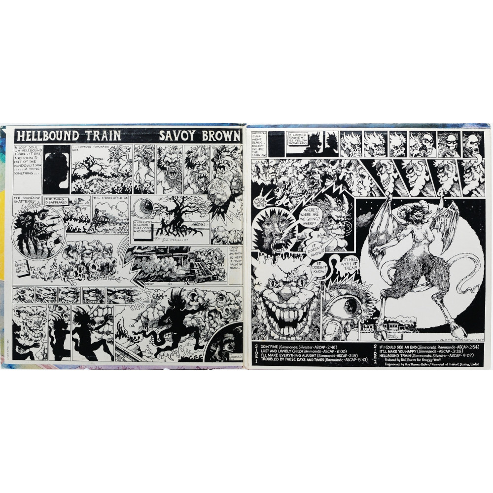 Savoy Brown, Hellbound Train (1St Press) (G/f) (USA) (LP)