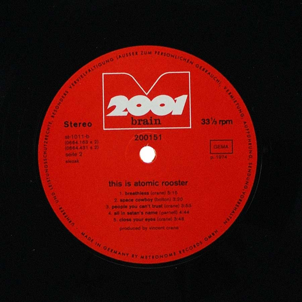 Atomic Rooster - This Is Atomic Rooster (LP)