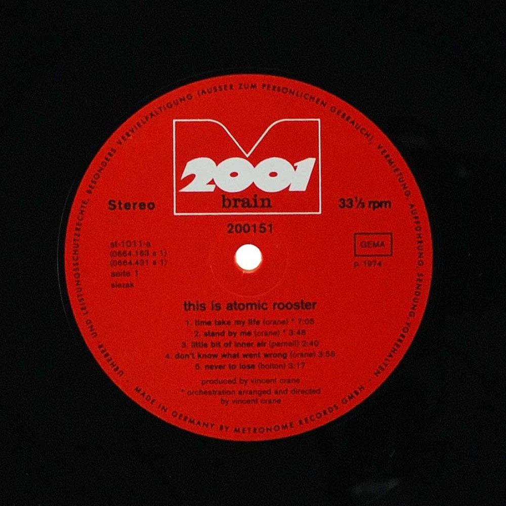 Atomic Rooster - This Is Atomic Rooster (LP)
