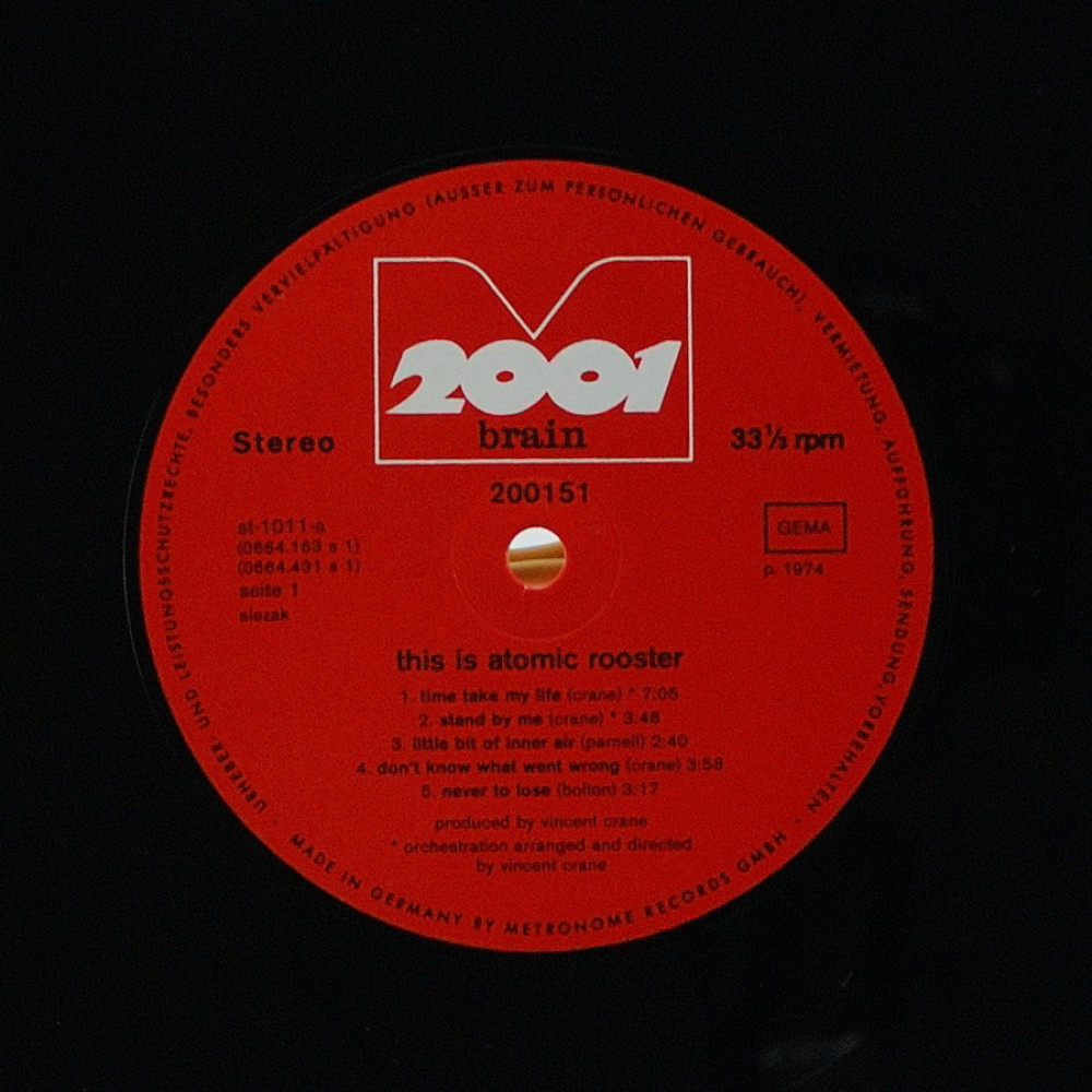 Atomic Rooster, This Is Atomic Rooster (Made In England) (1972) (LP)