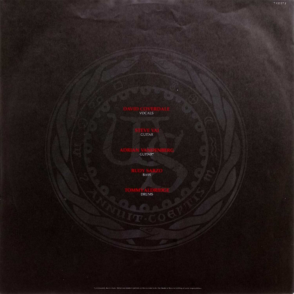 Whitesnake - Slipe Of The Tongue  (LP)