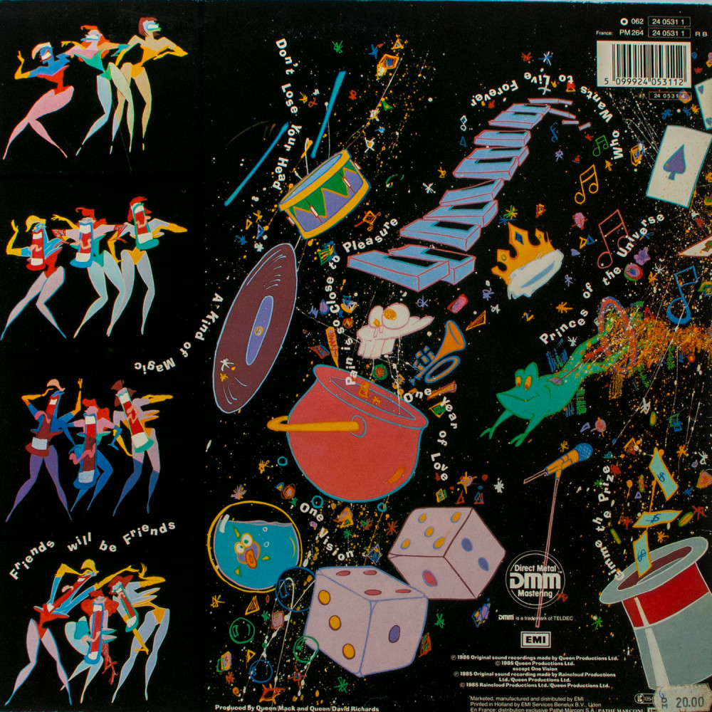 Queen, A Kind Of Magic (1St Press) (G/f) (Ins.) (LP)