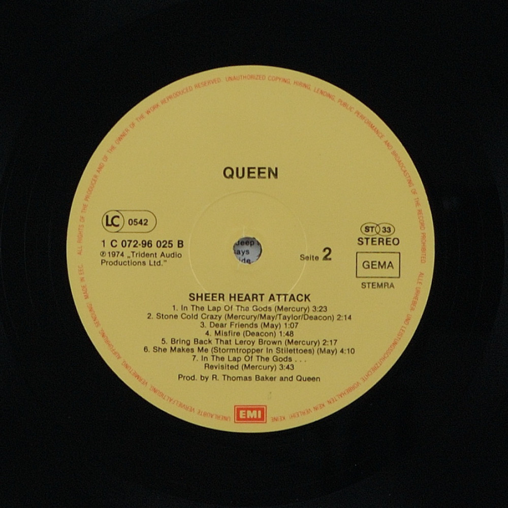 Queen - Sheer Heart Attack (Ins.) (LP)