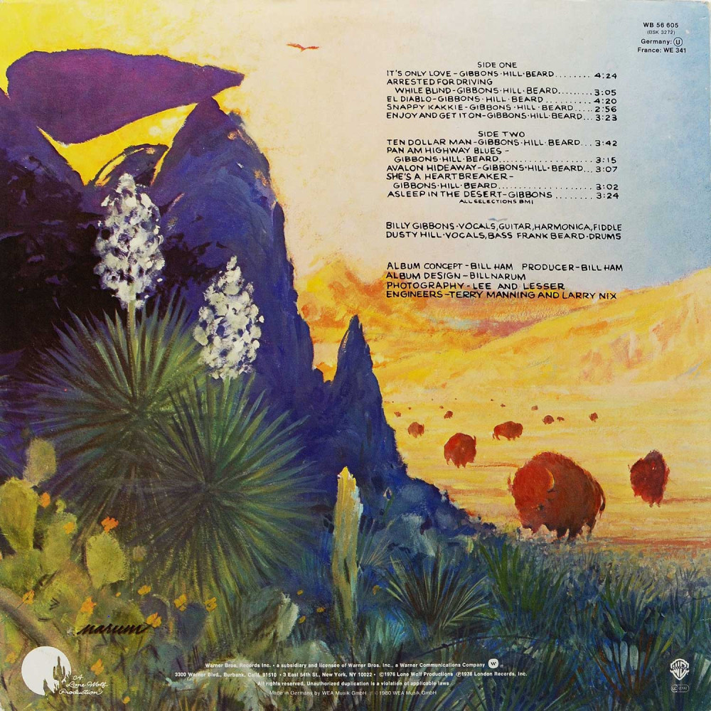 ZZ Top - Tejas (1St press) (LP)