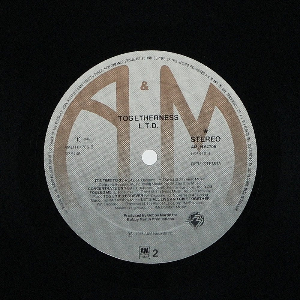 L.T.D, Togetherness (Ins.) (LP)